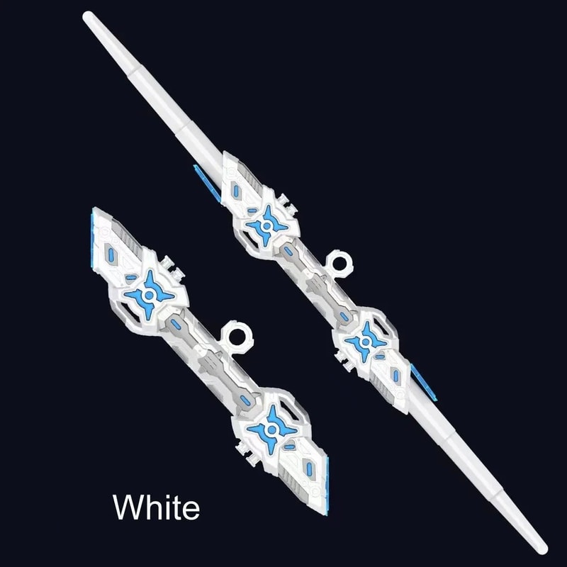 DoubleHeaded Retractable RGB Lightsaber 7Color SoundEffect Battle Sword 10