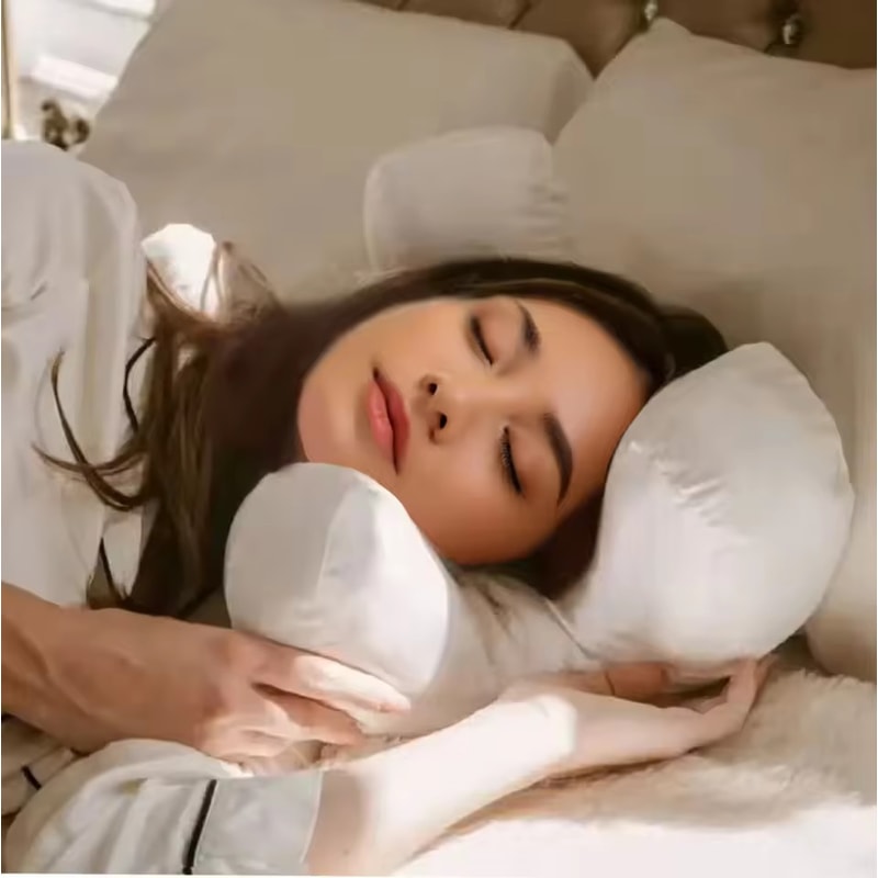 AntiAging Beauty Sleep Pillow Wrinkle Prevention Face Support Cushion 0