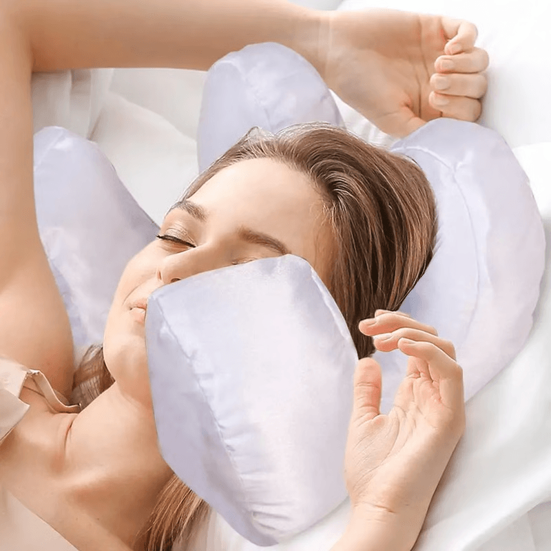 Luxury Memory Foam Face Pillow AntiWrinkle Support For Beauty Sleep Neck Relief 10