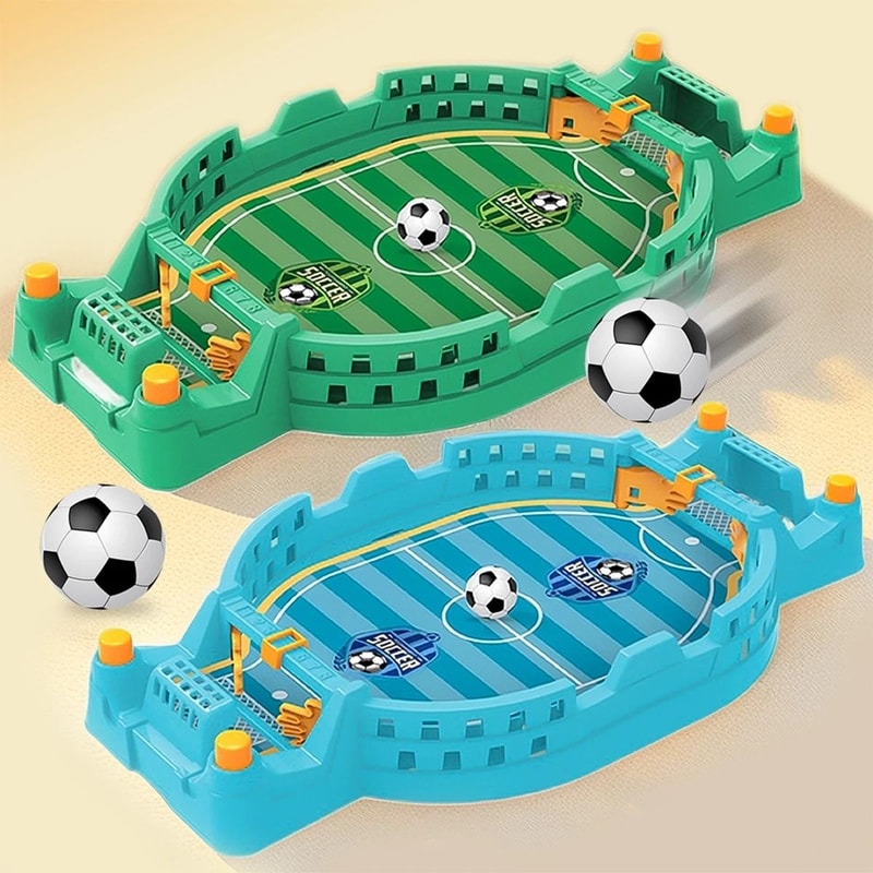 Mini Tabletop Football Game Interactive Soccer Competition Toy 0
