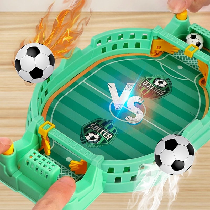 Mini Tabletop Football Game Interactive Soccer Competition Toy 2