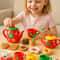 Girls Afternoon Tea And Dessert Set Interactive Playhouse Kitchen Toy 2