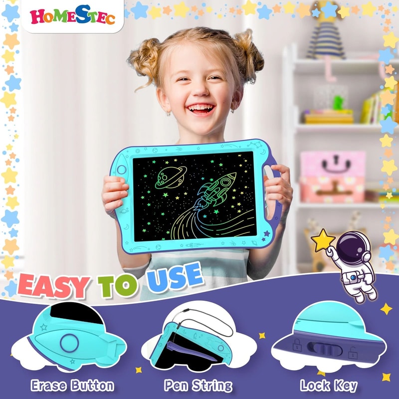 SpaceThemed Colored Drawing Tablet Portable AstroDoodle Board 2