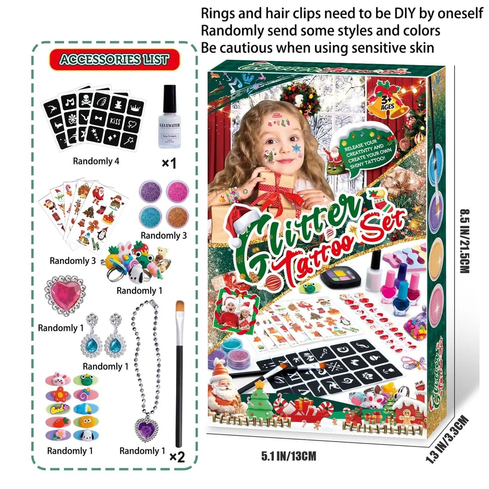 Christmas DIY Makeup And Jewelry Boutique AllinOne Creative Beauty Set 11