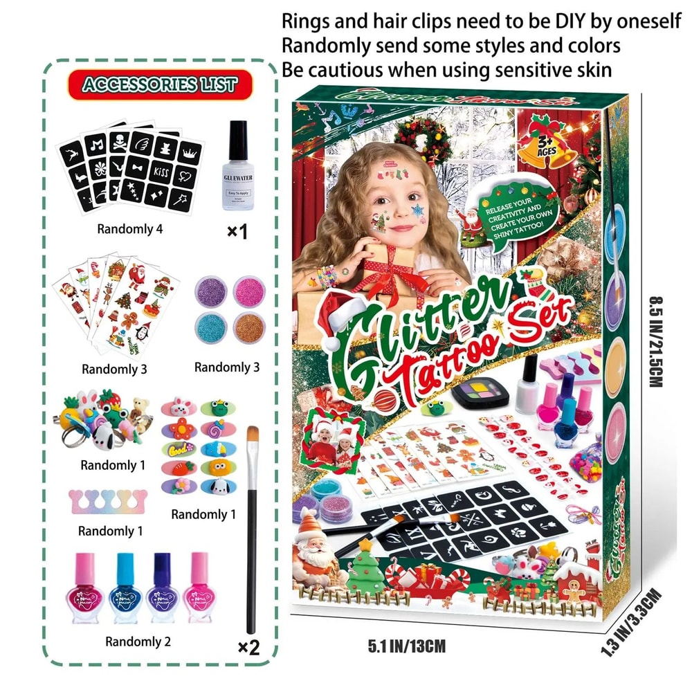 Christmas DIY Makeup And Jewelry Boutique AllinOne Creative Beauty Set 12
