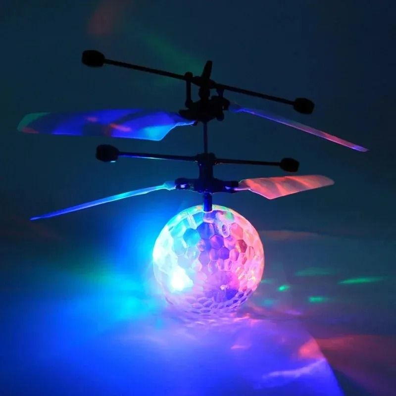 Luminous Floating Crystal Ball Infrared Sensing Gesture Control Flying Toy 2