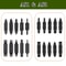 20Piece Hex Bit Accessory Kit MultiTool Screwdriver Extension Set 6