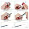 8in1 Bit Stripper And Twist Tool Set IndustrialGrade Electrician Quick Stripping Kit 5