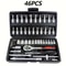 46Piece Car Repair Tool Kit Professional Ratchet Socket Set 6