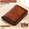 Men RFID Blocking Leather Wallet Premium Trifold Card Holder 6