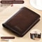 Men RFID Blocking Leather Wallet Premium Trifold Card Holder 7