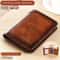 Men RFID Blocking Leather Wallet Premium Trifold Card Holder 8