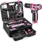 Home Mechanic Toolbox With 12V Cordless Drill Integrated Power Hand Tool Set 0
