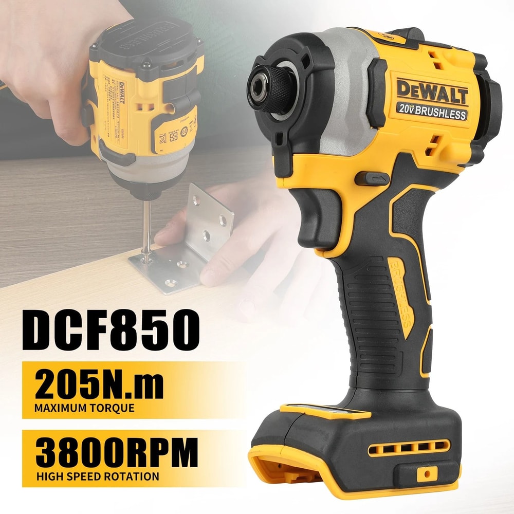 Brushless Power Duo 20V Max Impact Driver Hammer Drill Combo Kit 1