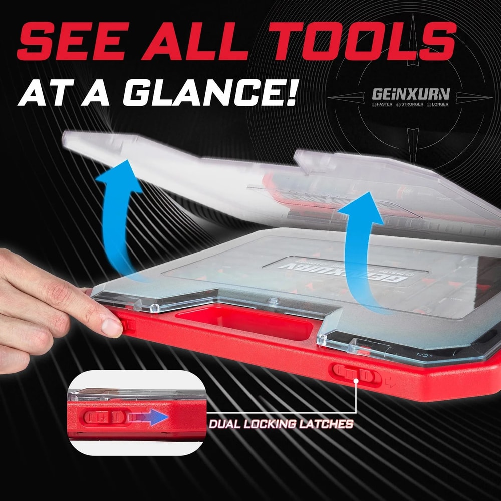 58Piece Impact Driver Bit Set Versatile DIY Tool Accessory Kit 4