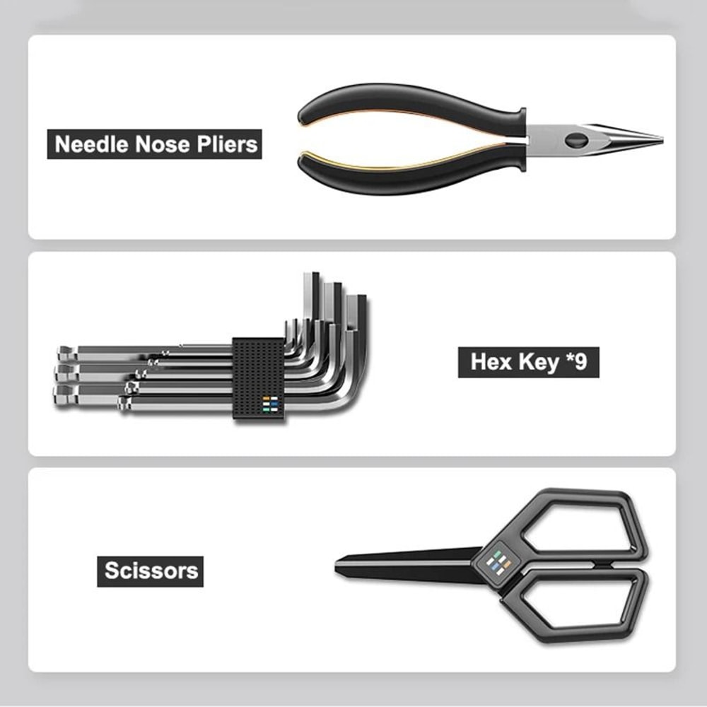 Household Auto Repair Hand Tool Kit Professional MultiPurpose Hardware Set 5