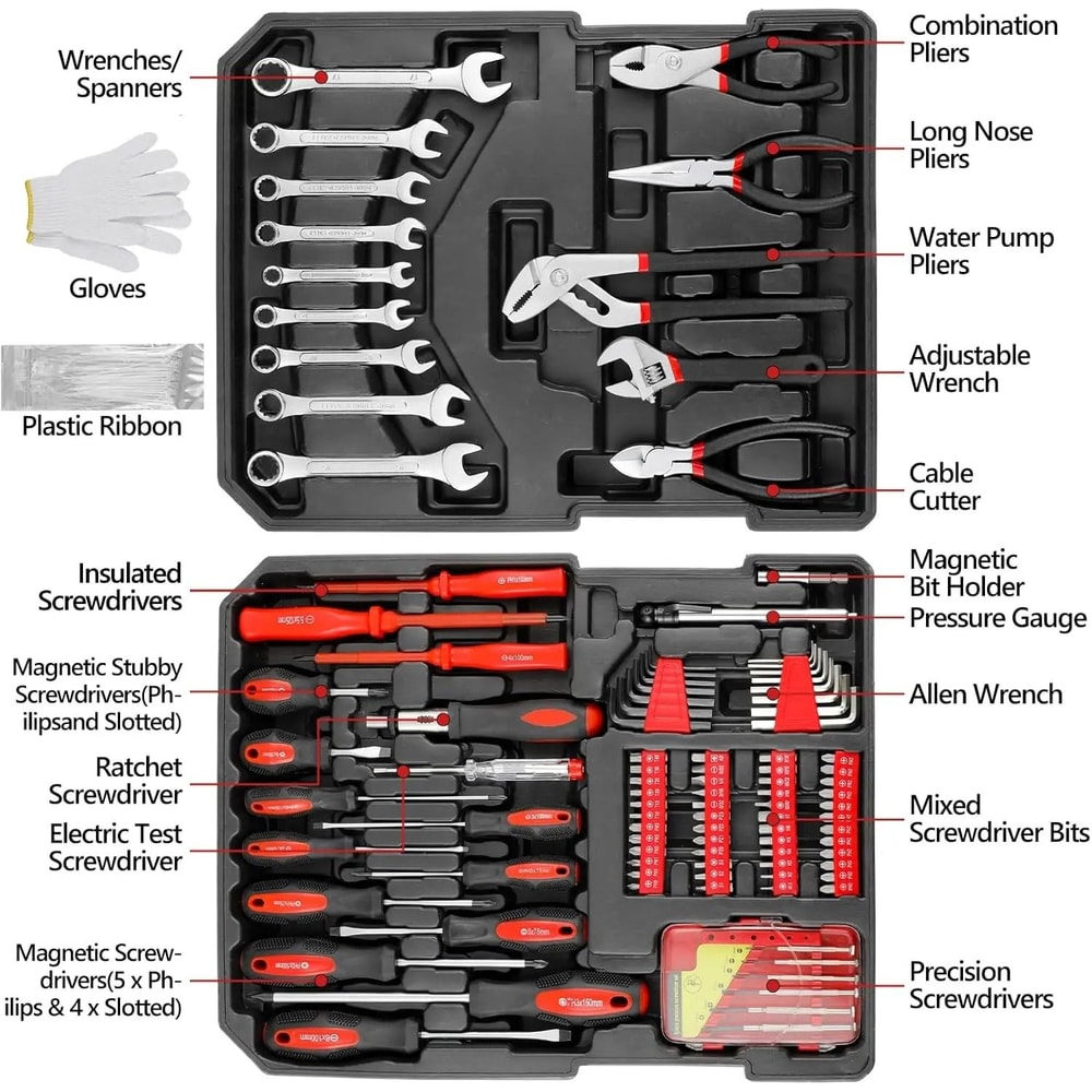 799Piece Master Home Repair Tool Set Professional Trolley Case Edition 2