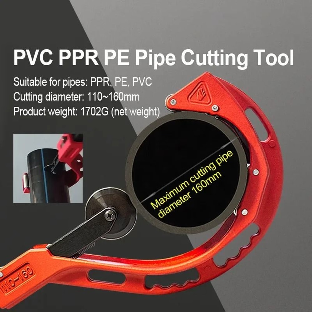 DualPurpose PVC Pipe Cutter HighPrecision Alloy Steel Cutting Tool 1