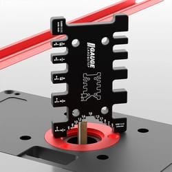 precision aluminum dovetail jig & height gauge – professional woodworking caliper