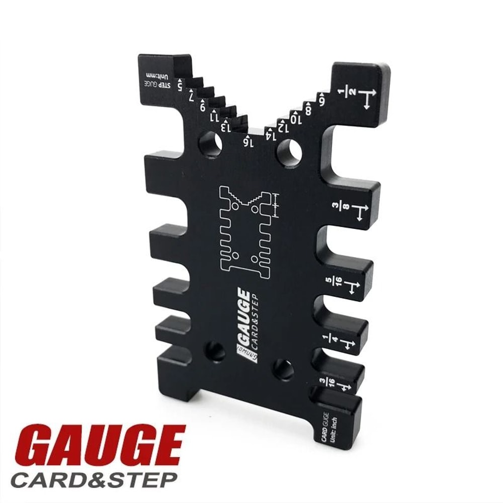 Precision Aluminum Dovetail Jig Height Gauge Professional Woodworking Caliper 2