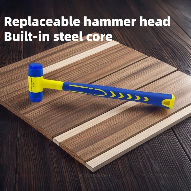DoubleHeaded Installation Hammer NonMarring HeavyDuty Soft Mallet 3