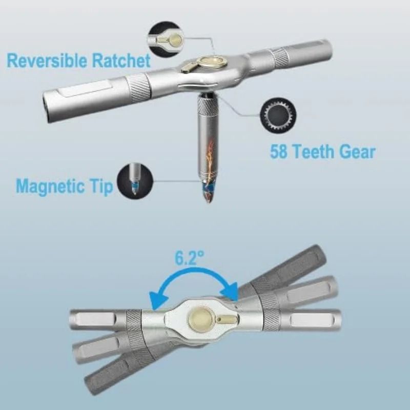 24in1 Precision Ratchet Screwdriver Set MultiPurpose Magnetic Bit Kit 2