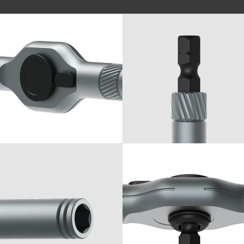 24in1 Precision Ratchet Screwdriver Set MultiPurpose Magnetic Bit Kit 5