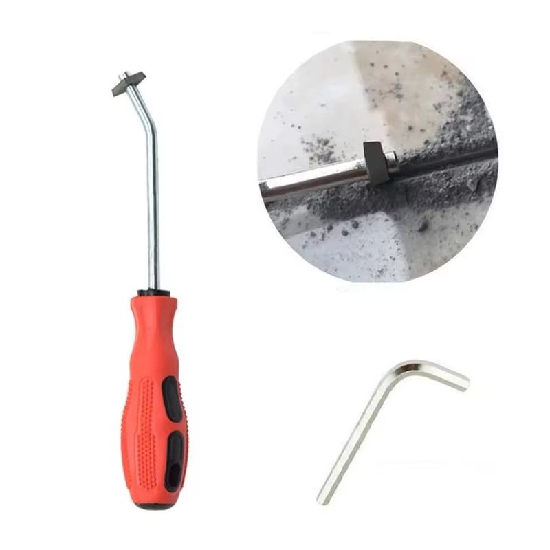 Ceramic Tile Grout Remover Precision Steel Gap Cleaner Slotting Tool 2