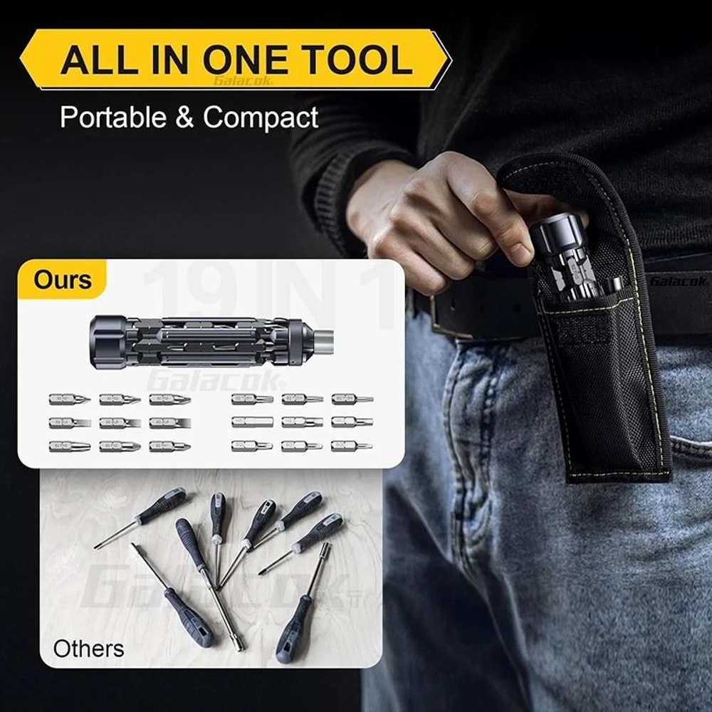 EDC MultiFunction Screwdriver Set Portable Magnetic Precision Repair Kit 3