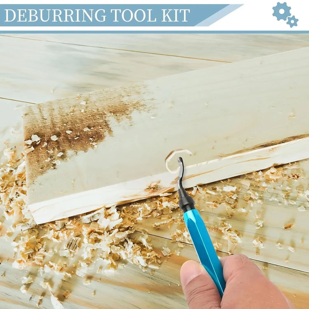 Deburring Tool Set 11Piece HighSpeed Steel Finishing Kit 2