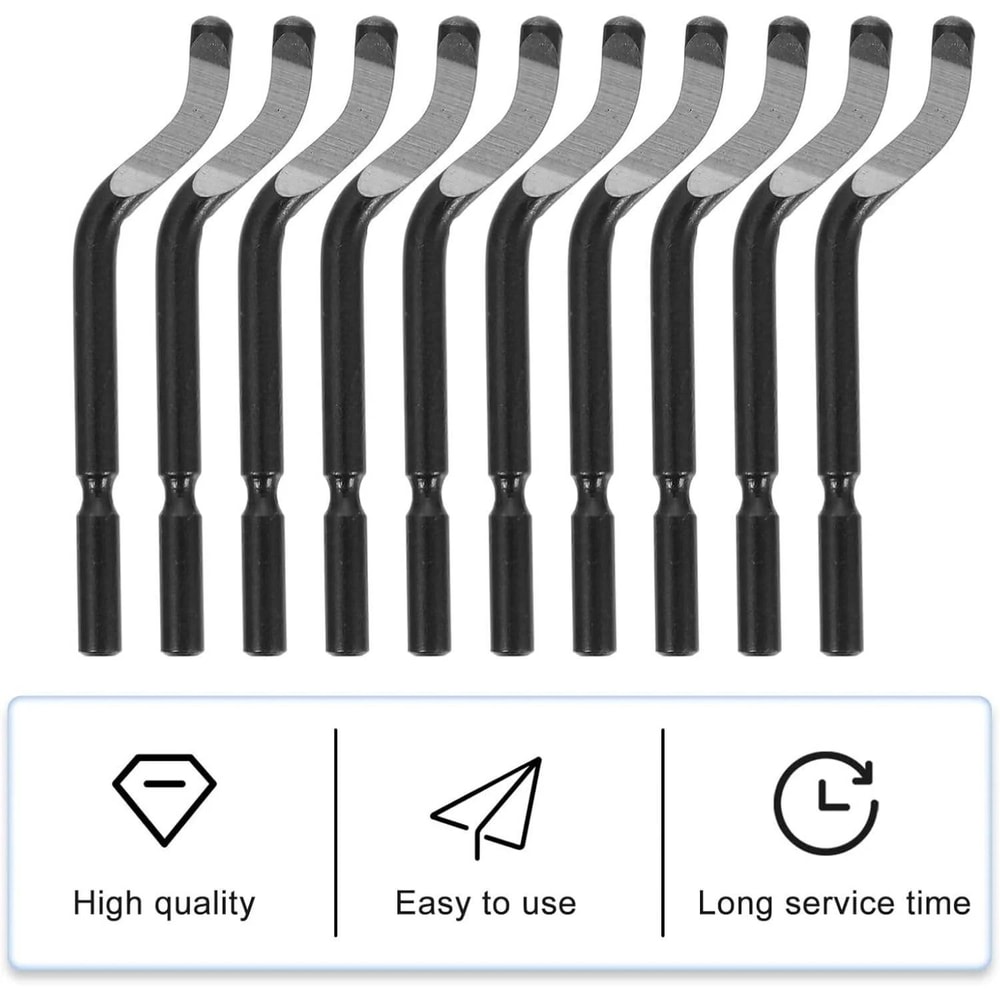 Deburring Tool Set 11Piece HighSpeed Steel Finishing Kit 5