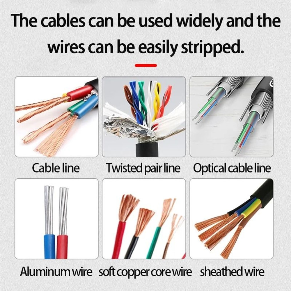 170mm HeavyDuty Wire Stripper Manual DrillPowered Copper Peeling Tool 2