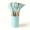 Silicone Kitchen Utensil Set With Wooden Handles Premium NonStick Cooking Baking Kit 2