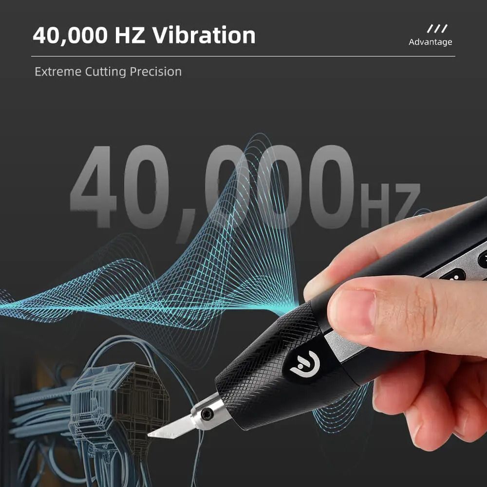 Cordless Ultrasonic Cutter 40kHz HighFrequency Precision Craft Tool 2