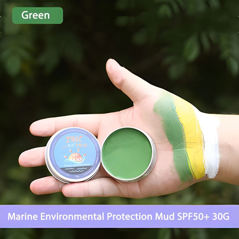 EcoFriendly Zinc Surfing Diving Sunscreen Mud 9