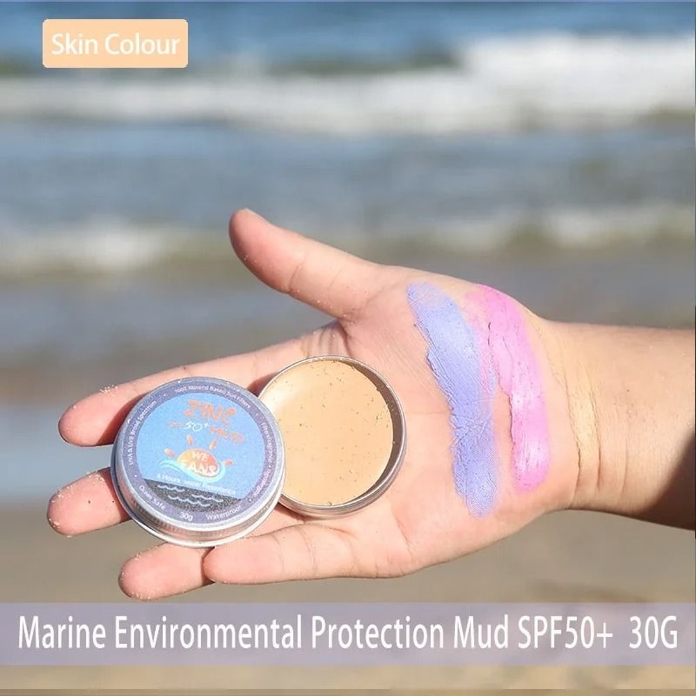 EcoFriendly Zinc Surfing Diving Sunscreen Mud 5