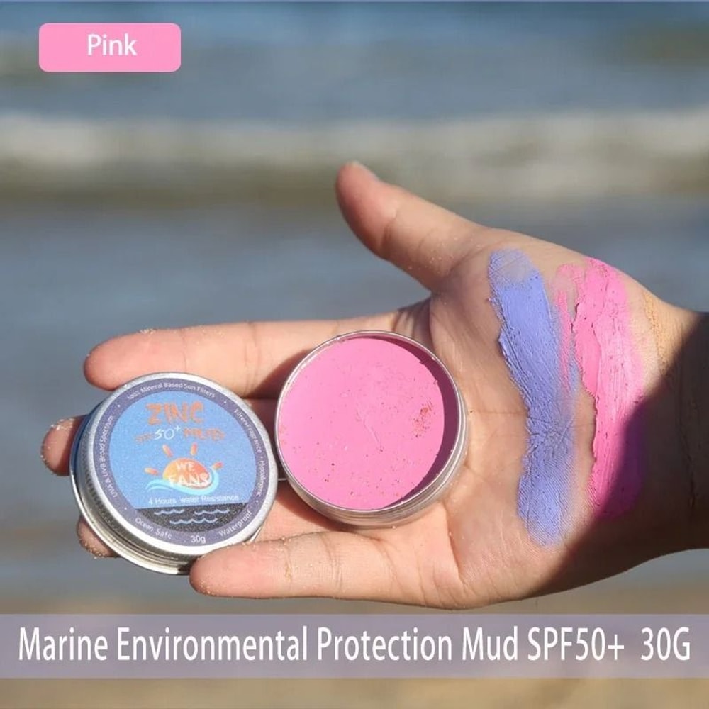 EcoFriendly Zinc Surfing Diving Sunscreen Mud 6