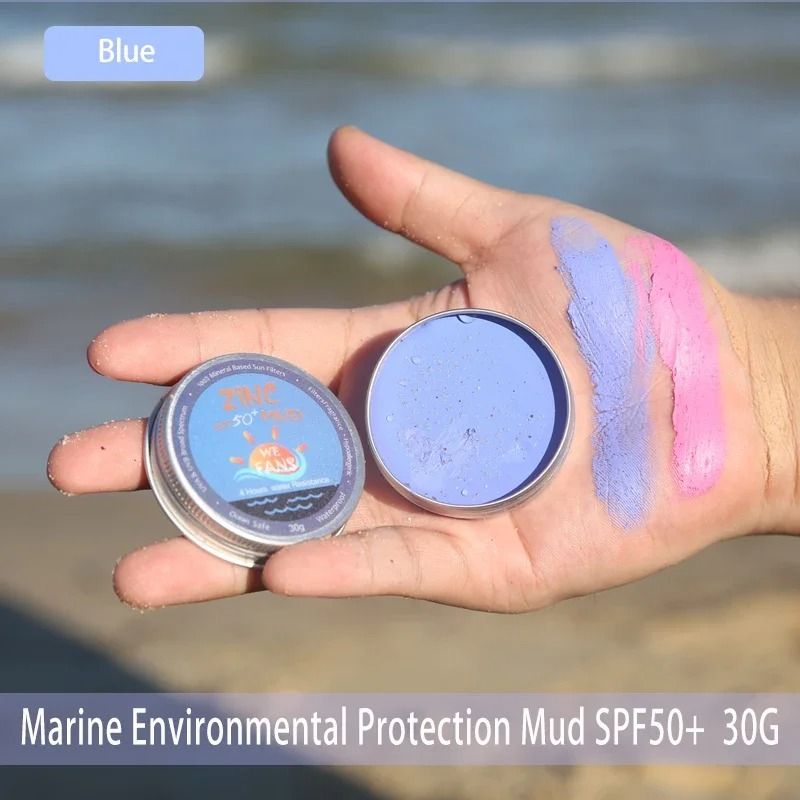 EcoFriendly Zinc Surfing Diving Sunscreen Mud 8
