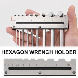 heavy-duty hexagonal wrench wall organizer
