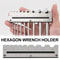 HeavyDuty Hexagonal Wrench Wall Organizer 0