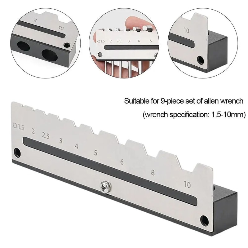 HeavyDuty Hexagonal Wrench Wall Organizer 2