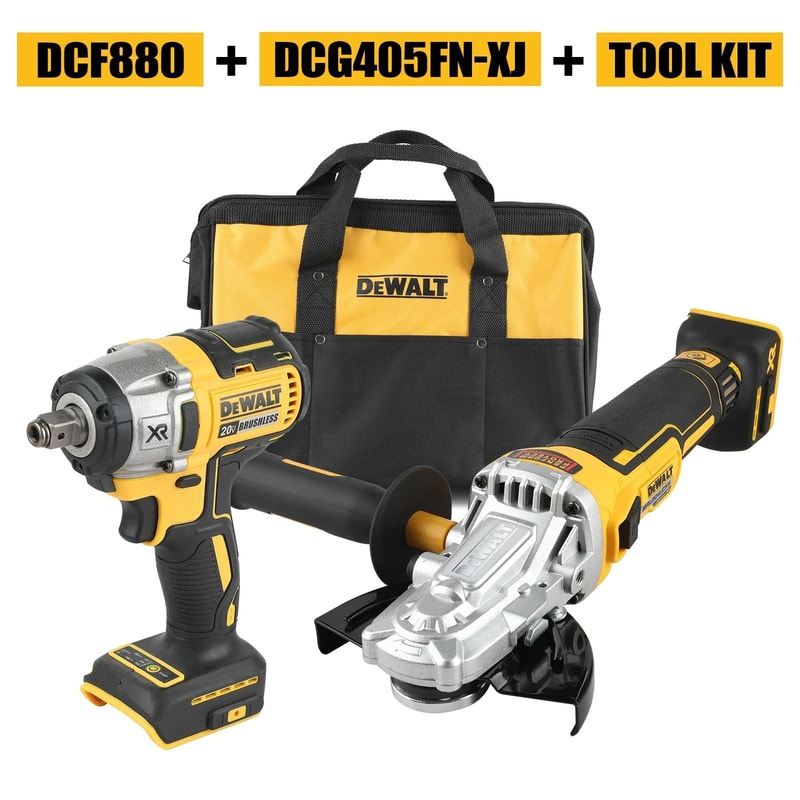Professional Brushless Cordless Impact Drill Driver Combo 0