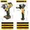 Professional Brushless Cordless Impact Drill Driver Combo 1