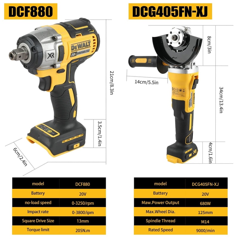 Professional Brushless Cordless Impact Drill Driver Combo 1