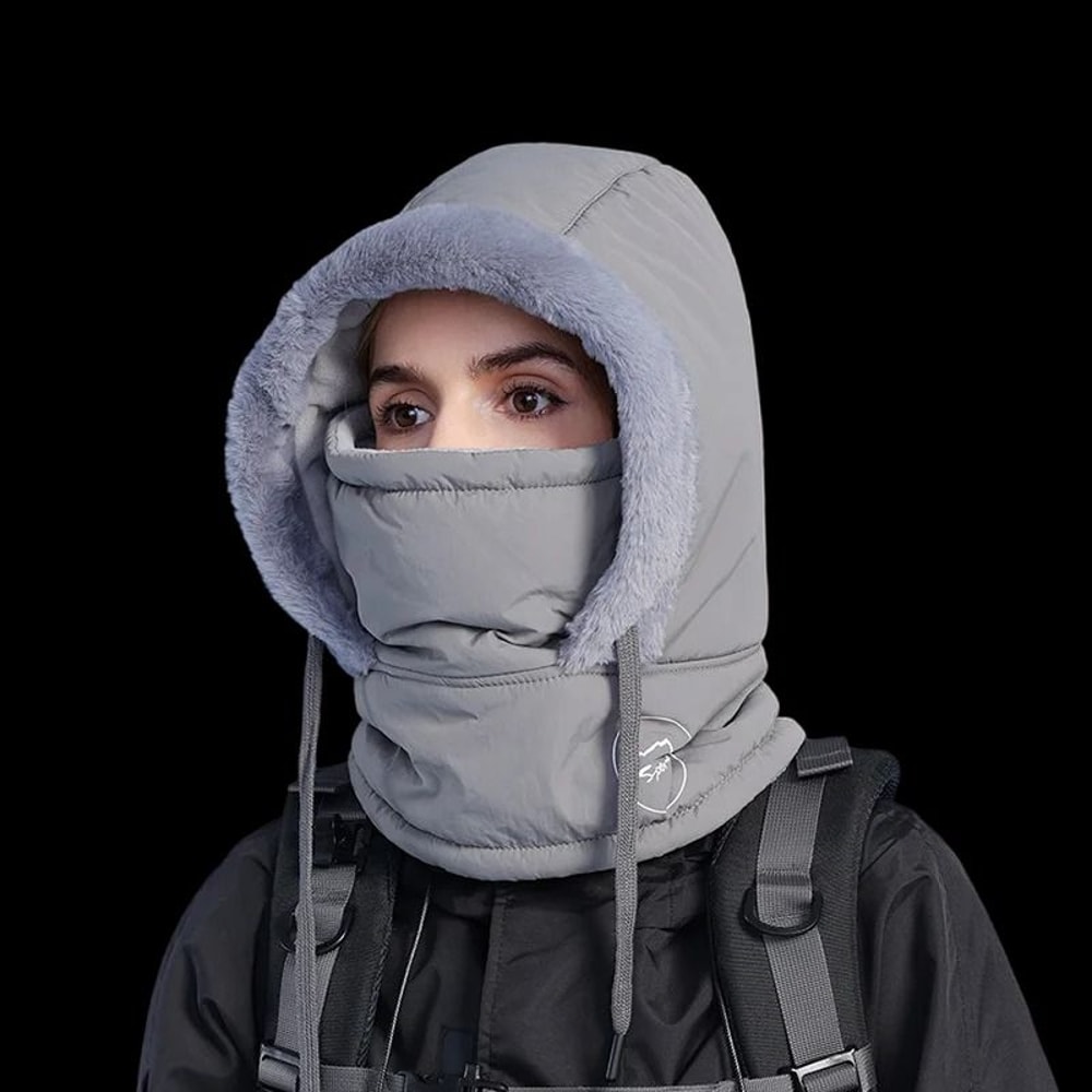 Unisex Thermal Plush Balaclava Hood Set 9