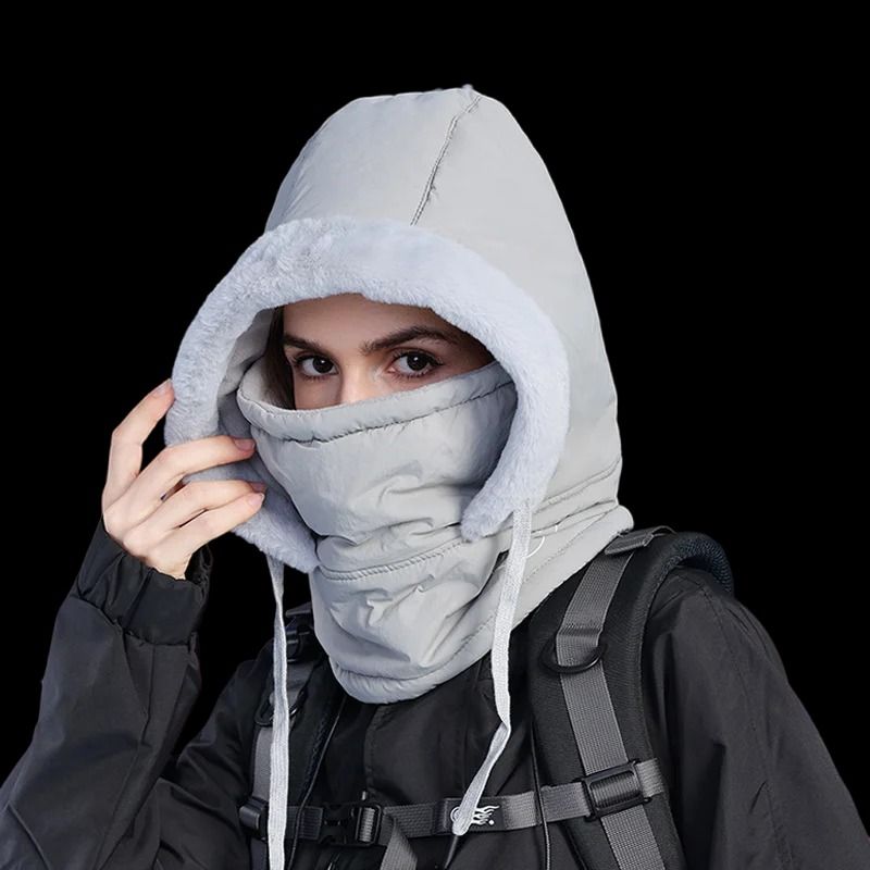 Unisex Thermal Plush Balaclava Hood Set 11