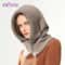 Premium Zippered Thermal Wool Knit Balaclava Hood 3