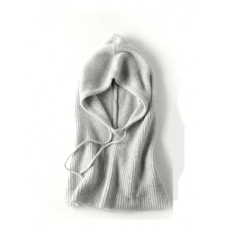 100 Pure Wool Knitted Thermal Balaclava Hood 11