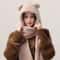Kawaii Bear Ear 3in1 Winter Thermal Set 1