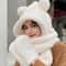 Kawaii Bear Ear 3in1 Winter Thermal Set 8
